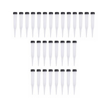 Flower tubes, 100 pieces, plastic flower tubes, transparent water tubes for flowers, reusable flower water tubes