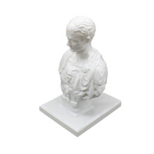 Pencil holder - office decoration, Caesar bust statue, pen holder for desk organizer and accessories