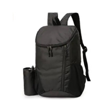 Camping- und Outdoor-Rucksack, wasserdicht, leicht und faltbar, ideal für Wanderungen und Reisen – Schwarz