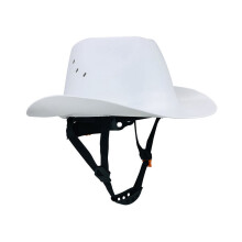 Cowboy-Schutzhelm mit Belüftungsöffnung, HDPE-Vollrandhelm für Arbeiten im Freien, z. B. auf Baustellen,