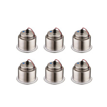 6x LED-beleuchteter Getränkehalter, eingelassener LED-Getränkehalter aus Edelstahl, Becherform für Auto,