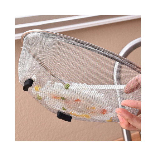 2X Triangular Sink Drain Basket Kitchen Triangular Filter Basket Fruit and Vegetable Storage Drain Rack 1