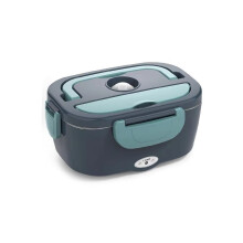 Electric Lunchbox Food Warmer - Portable Stainless Steel Container for Home and Office, Ideal for Travel and Work, EU Plug