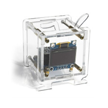 Kit de reloj electrónico DIY OLED 2.4G WIFI con pantalla de hora, temperatura, humedad, fecha, día de