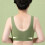 Comfortable Front Hook Lace Bra For Elderly-Silver gray 42 95 10