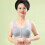 Comfortable Front Hook Lace Bra For Elderly-Silver gray 42 95 9