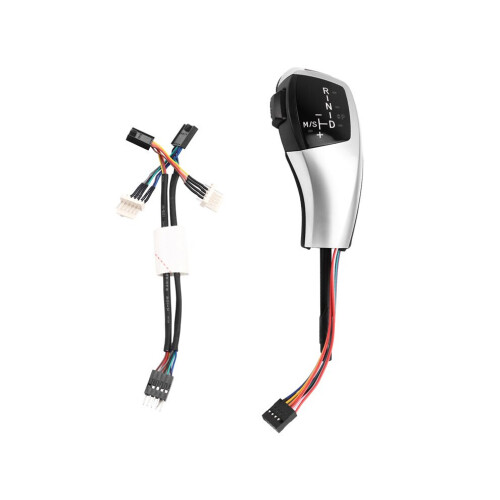 Daumenschaltknauf für 3er BMW E90 E91 E92 E93 (2006–2012), Interieurleisten, silber