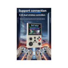 DC35V Open Source Handheld Game Console, 64 GB, 3.5-inch IPS Screen, Portable Pocket Video Player, Supports Over 30 Emulators