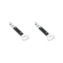 Abrelatas manual de acero inoxidable, paquete de 2 unidades