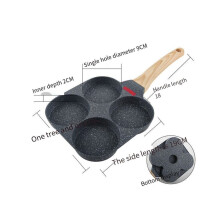 Sartén para huevos de 4 tazas, antiadherente y saludable, sartén de granito para huevos, sartén versátil
