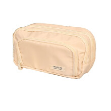 Simple Japanese pencil case with large capacity, pencil case for girls, storage bag, pencil case for students,