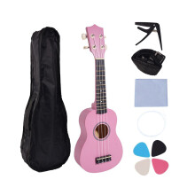F 21-inch ukulele, entry-level model for beginners, four-stringed small guitar, musical instrument for children