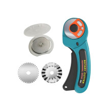 FT145 Rollschneider, 45 mm, Patchworkrolle, Schneidewerkzeug für Stoff, Leder, Papier, Tickets, weiches