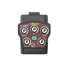 Ginean UF-06B Akustischer Piezo-Tonabnehmer mit Schlagzeugfunktion – Integrierter Hall, Delay, Chorus-Effekt,