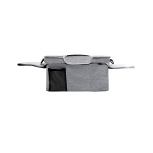 Große Kinderwagen-Organizer-Tasche mit mehreren Fächern, Netztasche, Handyhalterung und strapazierfähigem