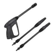 High-pressure cleaner wand nozzle with variable wand and turbo wand