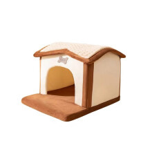 Hundehütte, Bett, Katzennest, warme Winterhütte für Katzen und Hunde, gemütliche Welpenhöhle, behaglich