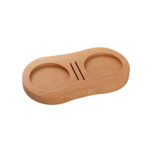 Kaffeefilter-Tamperhalter aus Holz, Espresso-Tampermattenständer aus Holz, Tamperstation, Holzsockel,