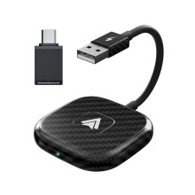 Kabelloser Android Auto Adapter für Autos, kabelloser CarPlay Dongle, wandelt kabelgebundene Geräte