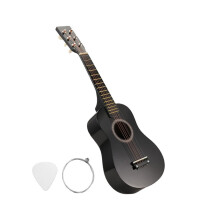 IRIN 23 Zoll Lindenholz 12 Bünde 6-saitige Akustikgitarre mit Plektrum und Saiten für Kinder / Anfänger