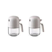 Küchenölsprüher, Küchenöltopf aus Glas, automatisches Öffnen und Schließen, Ölflasche, auslaufsichere