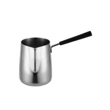 Long-handled wax melting pot, candle soap melting pot, scented wax melting pot, metal coffee pot, latte milk frothing pitcher, 350 ml