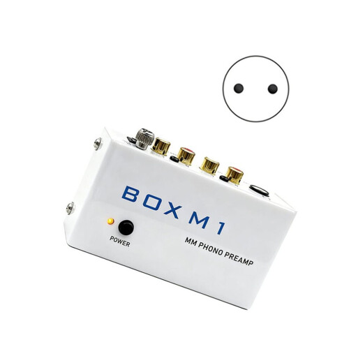 BOX M1 Preamplifier for Turntables Phono Amplifier Gramophone Turntable Amplifier EU Plug 1