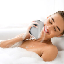 30 pezzi di rete in schiuma per salvare il sapone, strumento di pulizia, porta sapone fatto a mano per scrub esfolianti e cura della pelle