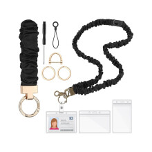 Cordón para profesora con hebilla de seguridad de liberación rápida, cordón retráctil, llavero, pulsera,