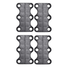 Magnetischer Schuhverschluss, Schnellverschluss für Schnürsenkel, 2 Paar (Schwarz)