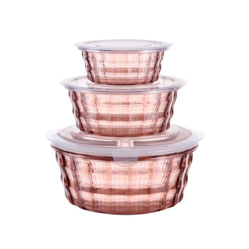 Plastic fruit crate, fruit container with terrine tray, transparent plastic container, plastic container,