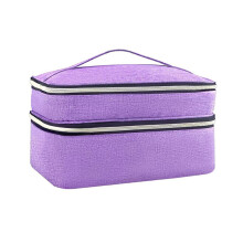 Organizer-Tasche für Nähzubehör, doppellagige Aufbewahrungstasche für Nähzubehör, B