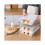 Automatic egg roller, refrigerator vegetable drawer, egg basket, storage container, kitchen storage box, grey 2