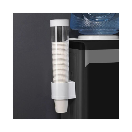 5X Disposable Cup Holder Automatic Cup Remover Cardboard Cup Holder Water Cup Wall Storage 1
