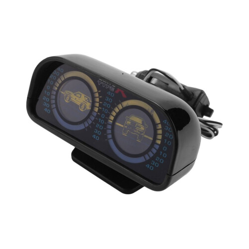 Euro Type Car Adjustable Compass Balancer Gradient Gauge Speedometer 1