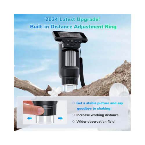 Digital Portable Electron Microscope, Intelligent Electronic Photography and Video Recording B 2