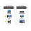 Wireless compatible transmitter and receiver, 5G wireless compatible extender kit, 4k decoding 1080p output 3