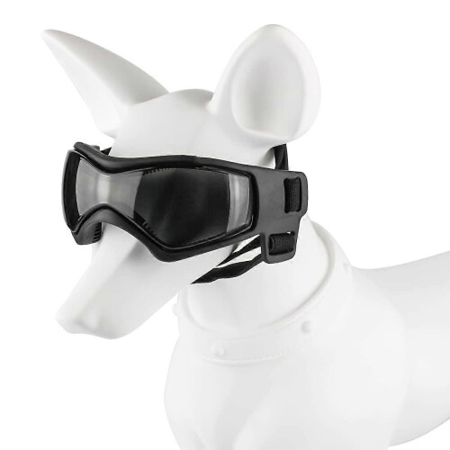 Gafas de sol para perros con correa ajustable para protección UV e impermeable para perros. 1