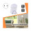 Digital temperature controller, socket thermostat with time sensor probe, heating/cooling switch, 16A EU plug 2