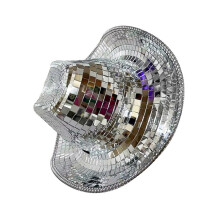 Discokugelhut, glitzernder Weltraum-Cowgirlhut, Spiegelkugelhut für Männer und Frauen als Partyaccessoires