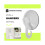 Household Wardrobe White Plastic 7cm Diameter Suction Cup Single Hook Wall Hook 4