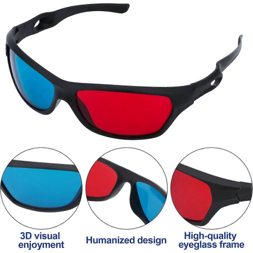 2025 Νέα 2 Πακέτα Γυαλιών 3D, Γυαλιά Παιχνιδιού 3D για Κινηματογράφο, Θέα 2