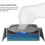 2025-pet Water Bowl, Φορητό μπολ υπερχείλισης για σκύλους, μπολ νερού 1,5 λίτρω 5