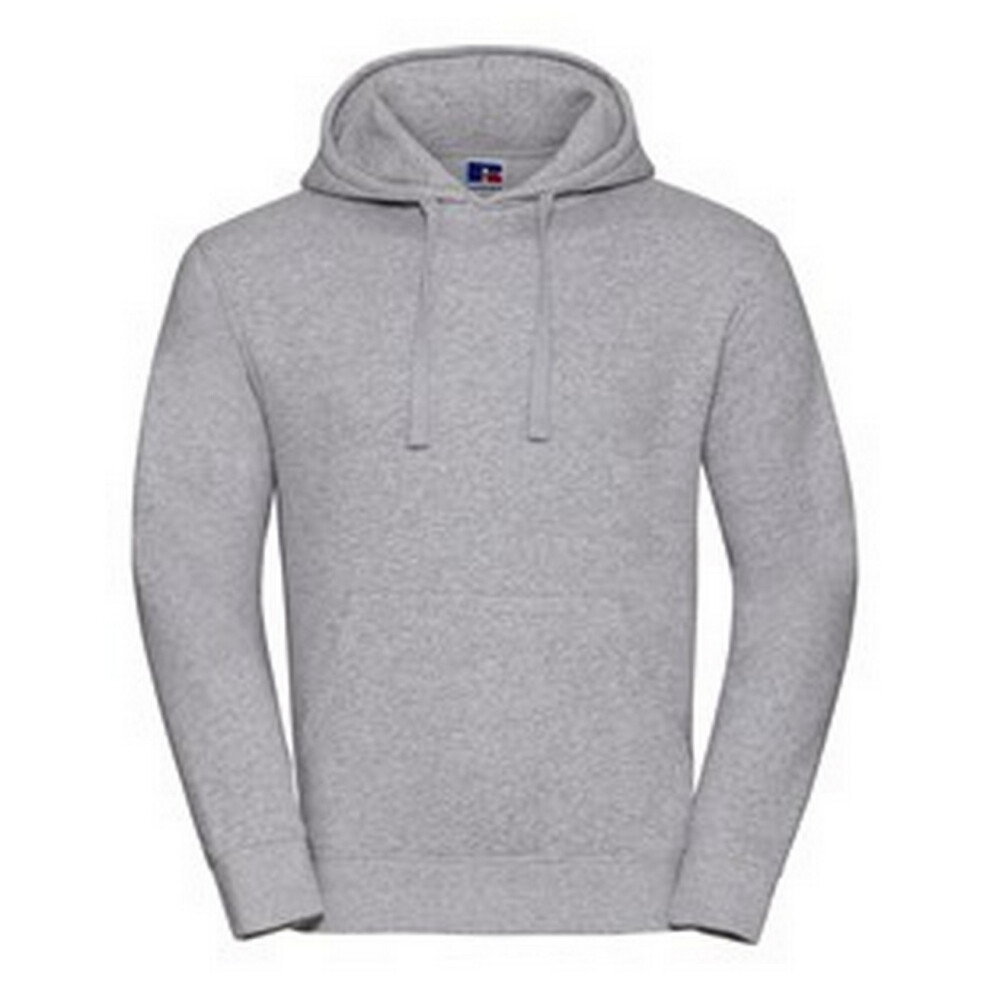 Russell (Xs, Light Oxford) Mens Authentic Hoodie