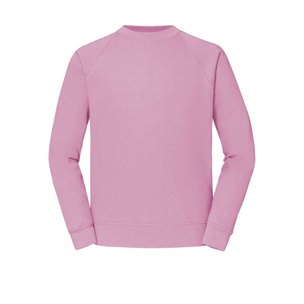 Fruit Of The Loom (Xxl, Light Pink) Mens Classic 80/20 Raglan Sweatshirt