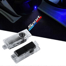 (Sport) For X7 G07 SPORT Luxury 2pcs Car Door Light Logo Laser Lamp Welcome Light Led Car Accesorios SPORT Luxury Car Interior