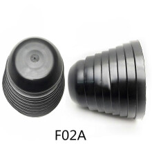 (2PCS F02A) 2PCS Car Led Headlight Bulb Waterproof Dust Cover Headlight Lamp Rubber Dust Cover Car Motorcycle Adjustable Size