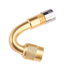 45 Degree Brass Air Tyre Valve Schrader Valve Stem with Extension Adapter for Car Truck Motorcycle