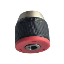 10mm 3/8-24unf Spärr Självlåsande Borrchuck Händer för Borr Elektrisk Borrchuck Elverktyg Tillbehör Svart&Röd