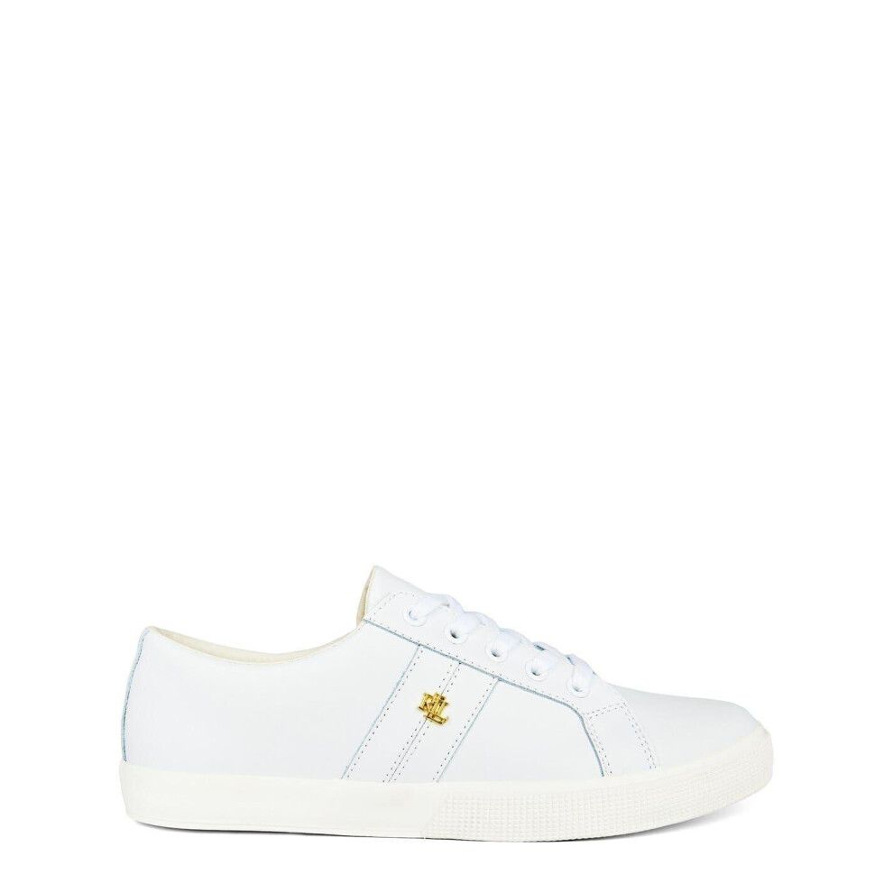 Ralph Lauren (5 Uk, White) Womens/Ladies Janson Flat Trainers